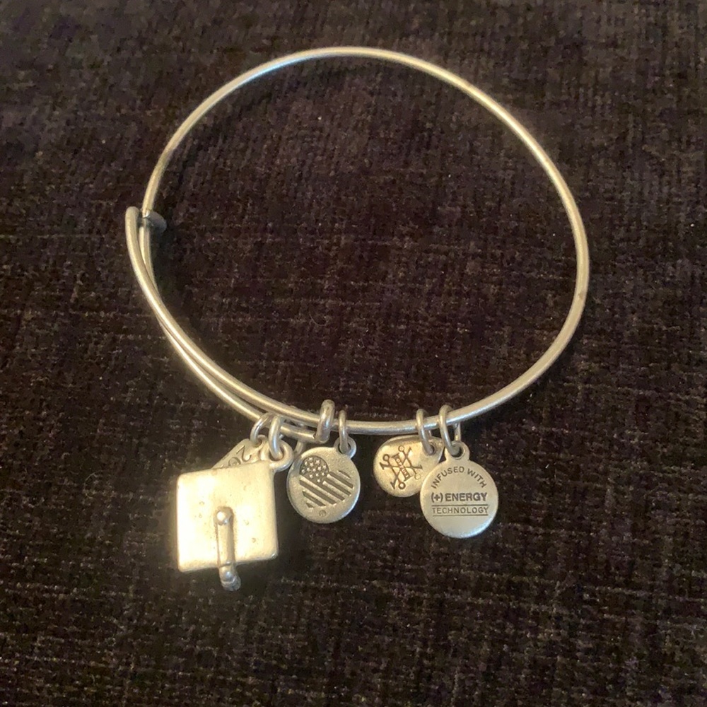Alex and Ani grad cap bracelet